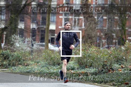 Amsterdam 14 januari 2022
Patrick Martens hard lopend in het Oosterpark in Amsterdam.