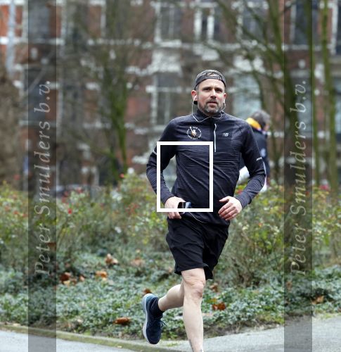 Amsterdam 14 januari 2022
Patrick Martens hard lopend in het Oosterpark in Amsterdam.