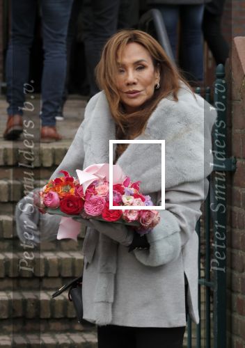 Schagen 11 januari 2022
Begrafenis / dienst van Janny Joling de moeder van Gerard Joling in het centrum van Schagen. 
Patty Brard