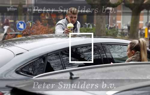 Amsterdam 18 januari 2022
Per Schuurs en zijn vriendin op de cornelis schuytstraat