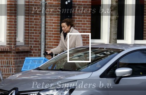 Amsterdam 13 februari 2022
Prinses Marilene op de fiets in Amsterdam zuid.
