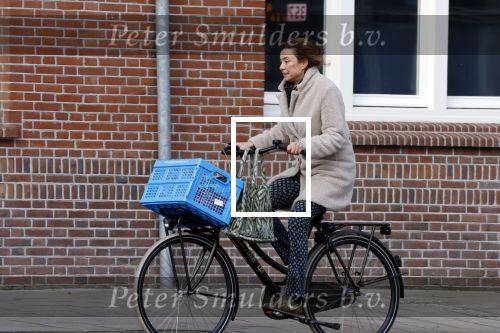 Amsterdam 13 februari 2022
Prinses Marilene op de fiets in Amsterdam zuid.