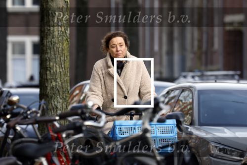 Amsterdam 13 februari 2022
Prinses Marilene op de fiets in Amsterdam zuid.