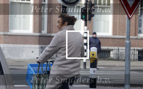 Amsterdam 13 februari 2022
Prinses Marilene op de fiets in Amsterdam zuid.