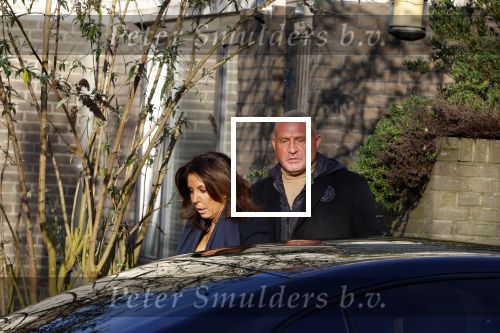 Mijdrecht 10 januari 2022
Rachel hazes en Klaas Otto vertrekken bij het huis van Rachel