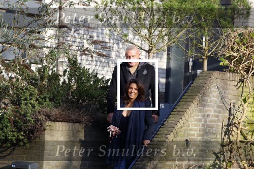 Mijdrecht 10 januari 2022
Rachel hazes en Klaas Otto vertrekken bij het huis van Rachel
