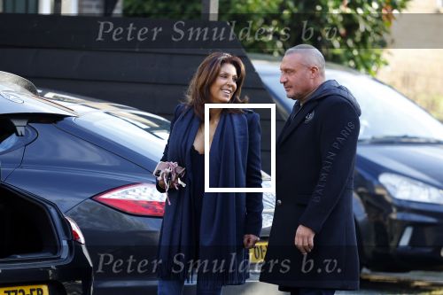 Mijdrecht 10 januari 2022
Rachel hazes en Klaas Otto vertrekken bij het huis van Rachel