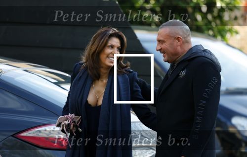 Mijdrecht 10 januari 2022
Rachel hazes en Klaas Otto vertrekken bij het huis van Rachel