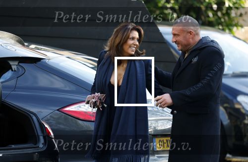 Mijdrecht 10 januari 2022
Rachel hazes en Klaas Otto vertrekken bij het huis van Rachel