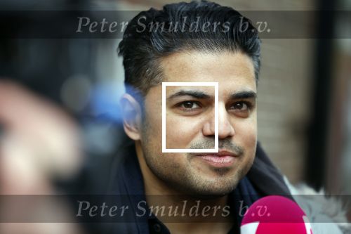 Amsterdam 19 januari 2022
Cabaretiers Bert Visscher en Jochem Myer tijdens de landelijke protestactie Kapsalon Theater in de Kleine Komedie. De cultuursector komt in actie tegen de coronamaatregelen. Tientallen theaters in heel Nederland  zijn omgebouwd tot een kapsalon. Rayen Panday