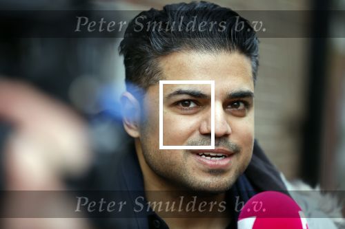 Amsterdam 19 januari 2022
Cabaretiers Bert Visscher en Jochem Myer tijdens de landelijke protestactie Kapsalon Theater in de Kleine Komedie. De cultuursector komt in actie tegen de coronamaatregelen. Tientallen theaters in heel Nederland  zijn omgebouwd tot een kapsalon. Rayen Panday