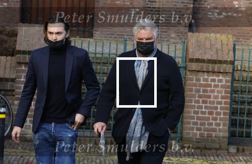 Schagen 11 januari 2022
Begrafenis / dienst van Janny Joling de moeder van Gerard Joling in het centrum van Schagen. Rene Froger en zijn zoon Maxim