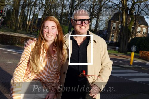 Laren 7 februari 2022
Rene v d Gijp en zijn vrouw Minouche op weg naar de boekpresentatie van Willibrord Frequin.