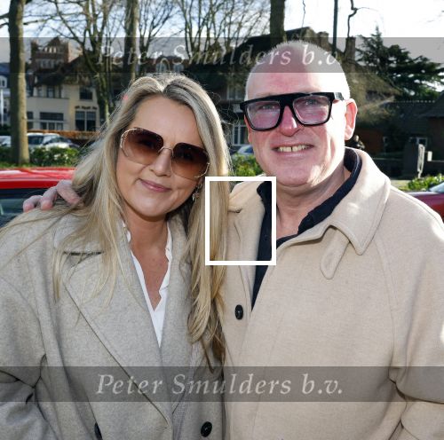 Laren 7 februari 2022
Rene v d Gijp en zijn vrouw Minouche op weg naar de boekpresentatie van Willibrord Frequin.