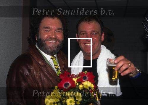 6 Februari 1995 Rene v Gijp optredend met het karnavalsliedje \