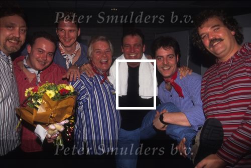 6 Februari 1995 Rene v Gijp optredend met het karnavalsliedje \