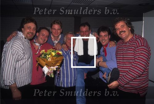 6 Februari 1995 Rene v Gijp optredend met het karnavalsliedje \