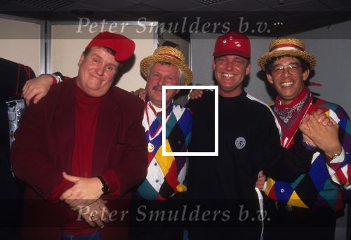 6 Februari 1995 Rene v Gijp optredend met het karnavalsliedje \