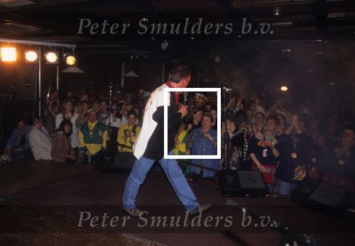 6 Februari 1995 Rene v Gijp optredend met het karnavalsliedje \