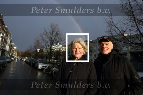 Den Haag 4 februari 2022
Rob en Ferdi Bolland worden geeerd met een plakaat op de muur van een huis met een tekst van 1 van hun liedjes daarop. Het hangt in de straat waar Rob Bolland woont.