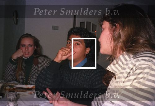 Eindhoven, 15 December 1988
Gourmetavond met Romario Monica Peter Smulders Addick Koot  Peggy Koot en Bartina Koeman en Ronald Koeman