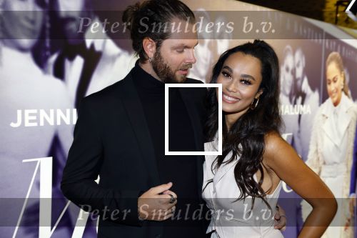 Amsterdam 7 februari 2022
Premiere Marry me in pathe arena. Romy Monteiro met vriend Jasper Suyk