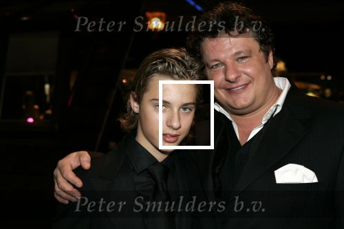 Amsterdam 8 december 2005
VIP avond miljonairs fair in Rai. 
Ruud Hiensch met zoon
Peter Smulders bv