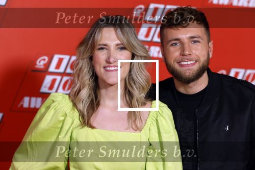 Hilversum 10 januari 2022
Q music awards in studio 21 op het mediapark in Hilversum. Suzanne en Freek