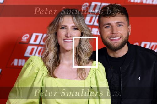 Hilversum 10 januari 2022
Q music awards in studio 21 op het mediapark in Hilversum. Suzanne en Freek