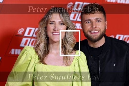 Hilversum 10 januari 2022
Q music awards in studio 21 op het mediapark in Hilversum. Suzanne en Freek