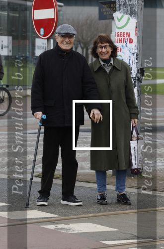 Amsterdam 10 februari 2022
Theo heuft met zijn partner in Amsterdam zuid.