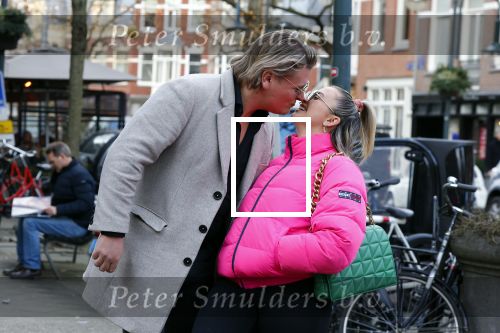 Amsterdam 30 januari 2022
Thomas Berge en zijn vriendin Elianne Zweipfenning in Amsterdam zuid.
