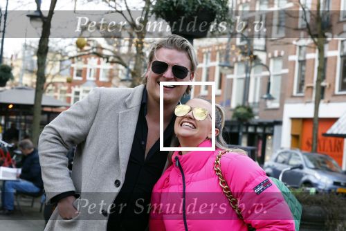 Amsterdam 30 januari 2022
Thomas Berge en zijn vriendin Elianne Zweipfenning in Amsterdam zuid.