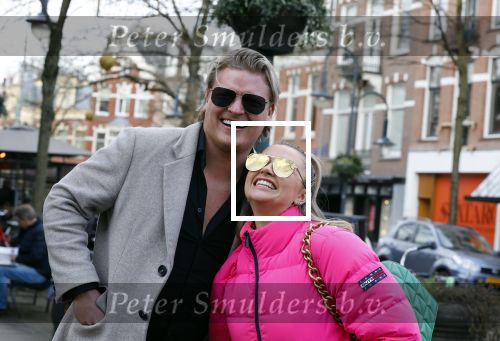Amsterdam 30 januari 2022
Thomas Berge en zijn vriendin Elianne Zweipfenning in Amsterdam zuid.