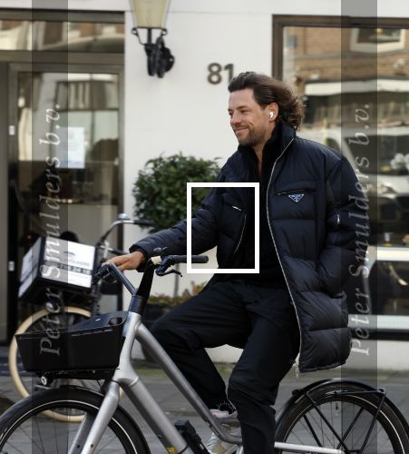 Amsterdam 11 februari 2022
Thomas Dekker op zijn fiets in AMSTERDAM.