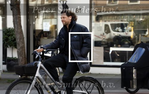 Amsterdam 11 februari 2022
Thomas Dekker op zijn fiets in AMSTERDAM.