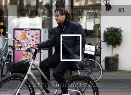 Amsterdam 11 februari 2022
Thomas Dekker op zijn fiets in AMSTERDAM.