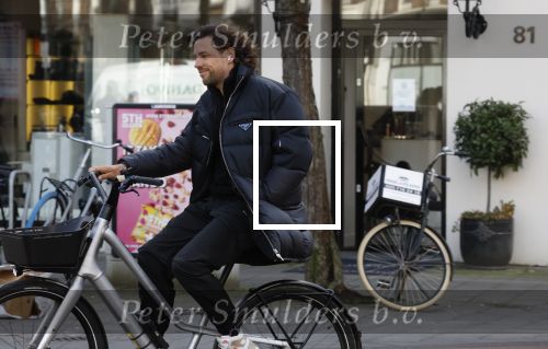 Amsterdam 11 februari 2022
Thomas Dekker op zijn fiets in AMSTERDAM.