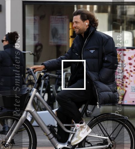 Amsterdam 11 februari 2022
Thomas Dekker op zijn fiets in AMSTERDAM.