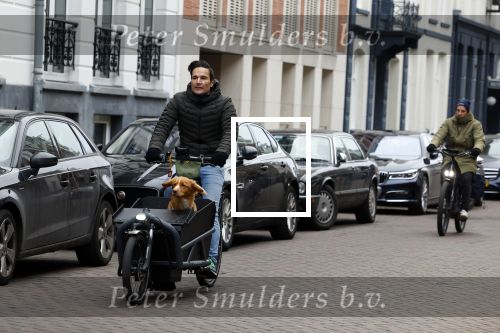 Amsterdam 15 januari 2022
Tim Oliehoek met zijn hond in bakfiets in Amsterdam zuid