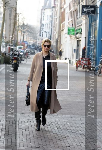 Amsterdam 14 februari 2023
Anouk Smulders op straat in Amsterdam centrum.