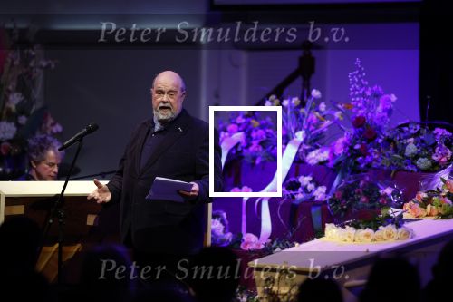 Amsterdam 4 februari 2023
Herdenkingsdienst/Begrafenis Heddy Lester.
Bert Simhoffer kwam met zijn vrouw