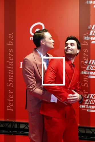 Rotterdam 3 februari 2023
Qmusic awards in AHOY. Bram Krikke  en Domien Verschuuren