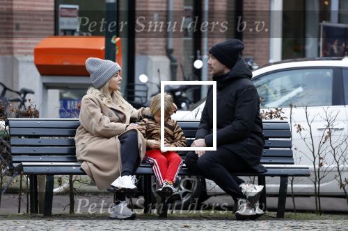 Amsterdam 11 februari 2023
Chantal janzen en haar man Marco Geeratz en zoontje Bobby in Amsterdam zuid.