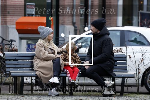 Amsterdam 11 februari 2023
Chantal janzen en haar man Marco Geeratz en zoontje Bobby in Amsterdam zuid.