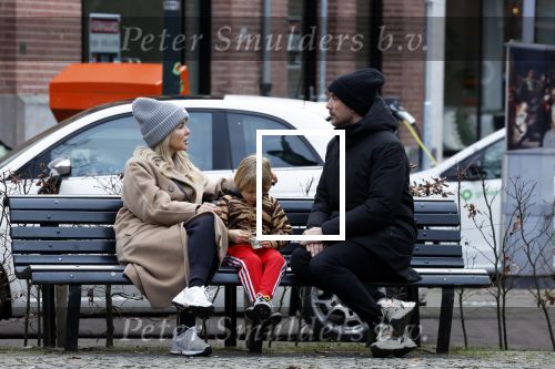 Amsterdam 11 februari 2023
Chantal janzen en haar man Marco Geeratz en zoontje Bobby in Amsterdam zuid.