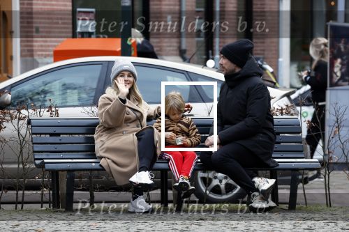 Amsterdam 11 februari 2023
Chantal janzen en haar man Marco Geeratz en zoontje Bobby in Amsterdam zuid.