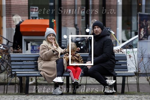 Amsterdam 11 februari 2023
Chantal janzen en haar man Marco Geeratz en zoontje Bobby in Amsterdam zuid.