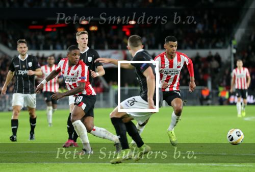 Eindhoven, 24 Oktober 2019
PSV-Lask Linz, eindstand 0-0
Uefa Europa League Groepsfase
Cody Gakpo
