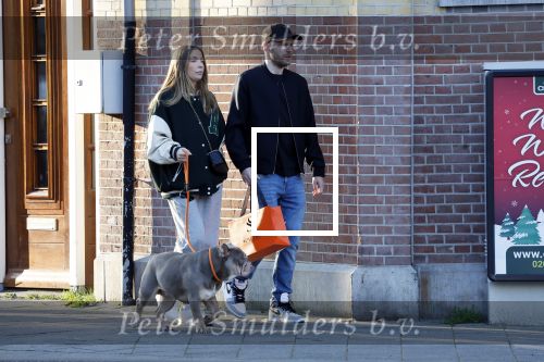Amsterdam 13 februari 2023
Davy Klaassen met vriendin en hond in Amsterdam zuid